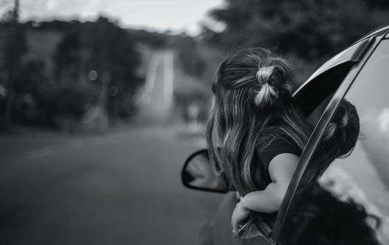Girl On Vehicle